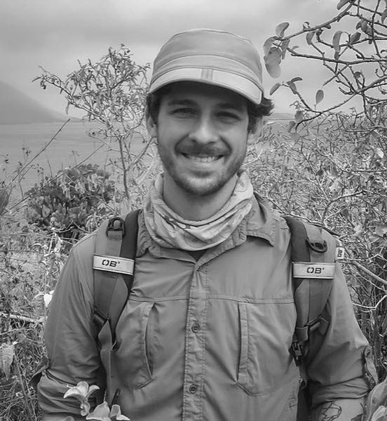 Luka Negoita in the Galápagos